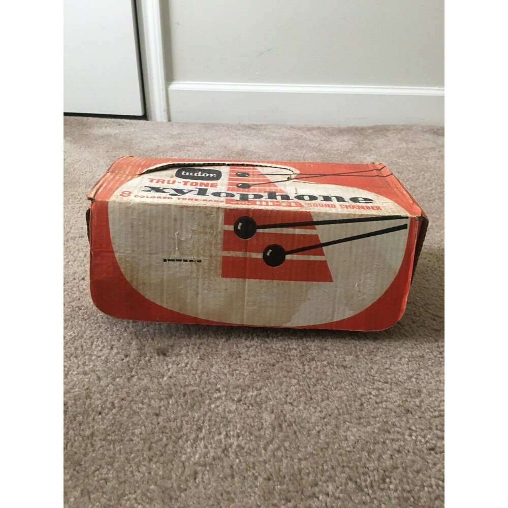 Vintage Xylophone Tudor TruTone 1950s Songs Antique Color Keys